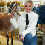 GYS24_Helen Skelton with 'Su Bo' the Knimea Anglo Nubian from Derbyshire